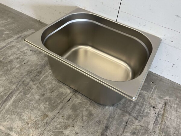 Bac GN Gastronorm en acier inoxydable 1/2 Profondeur 150 mm Restauration – Image 3