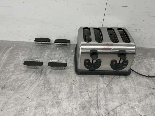 Grille-pain GGG en acier inoxydable Grille-pain 4 tranches 230V Horeca