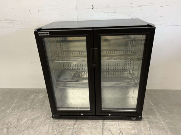 TopCold Backbar Bar Cooler Portes en verre pliantes 220 litres 88 cm 230V Horeca