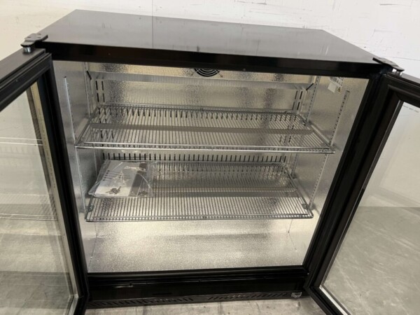 TopCold Backbar Bar Cooler Portes en verre pliantes 220 litres 88 cm 230V Horeca – Image 4