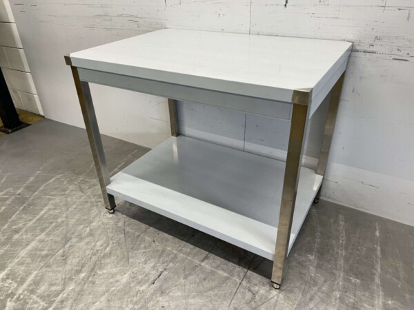 Table de travail en acier inoxydable Basic-line 100 x 70 x 88 cm Horeca – Image 2