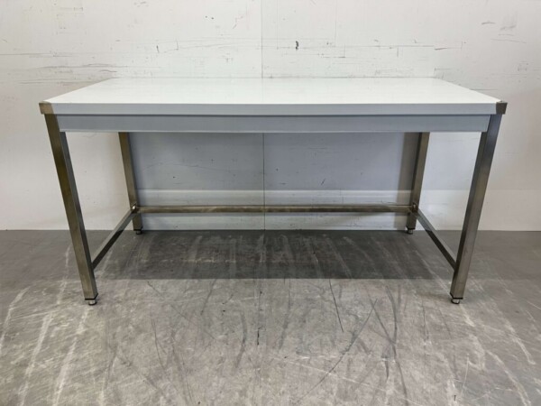 Table de travail en acier inoxydable Basic-line 160 x 70 x 85 cm Restauration