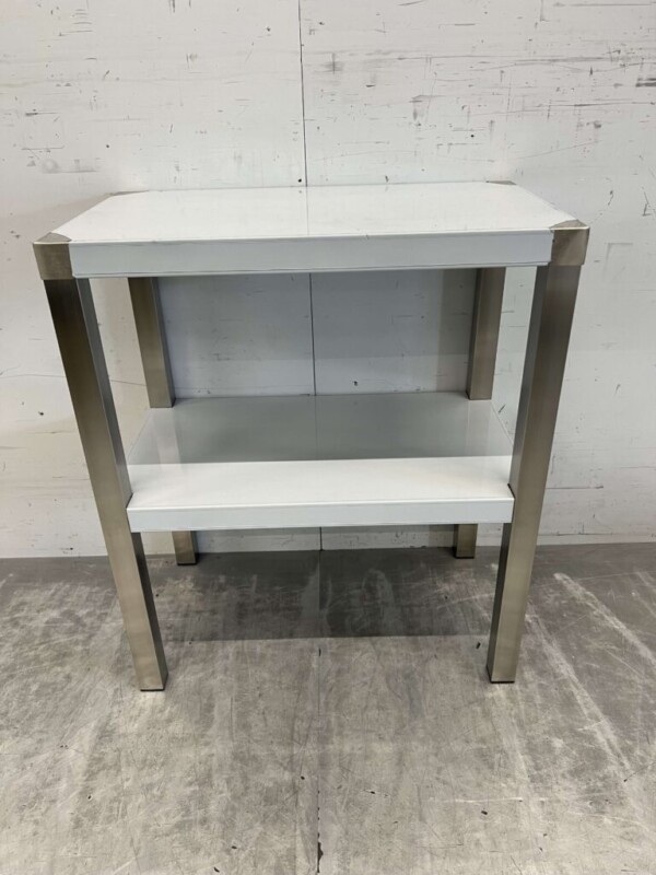 Pont d'étagère double en acier inoxydable 60 x 35 x 70 cm Restauration