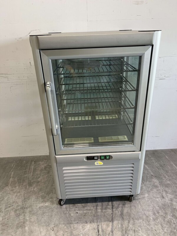 Tecfrigo Réfrigérateur présentoir à pâtisserie mobile 200 litres 230V Horeca