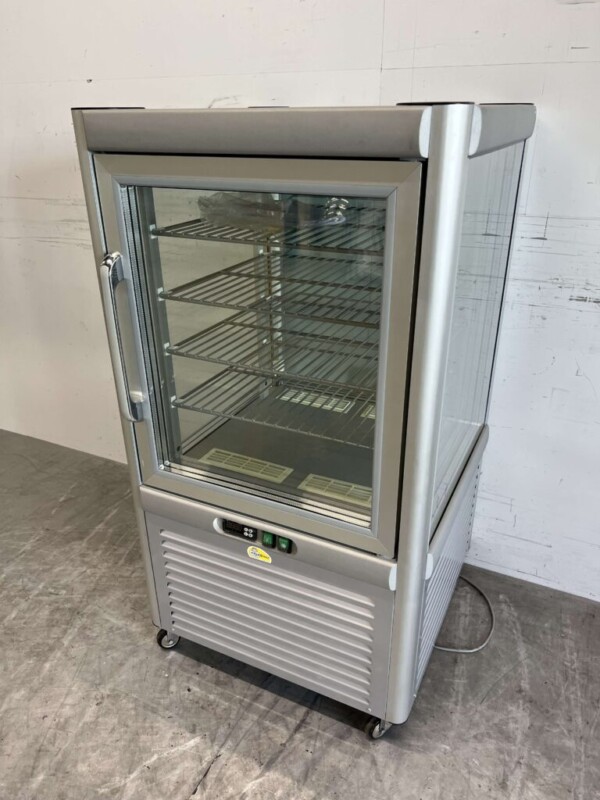 Tecfrigo Réfrigérateur présentoir à pâtisserie mobile 200 litres 230V Horeca – Image 3