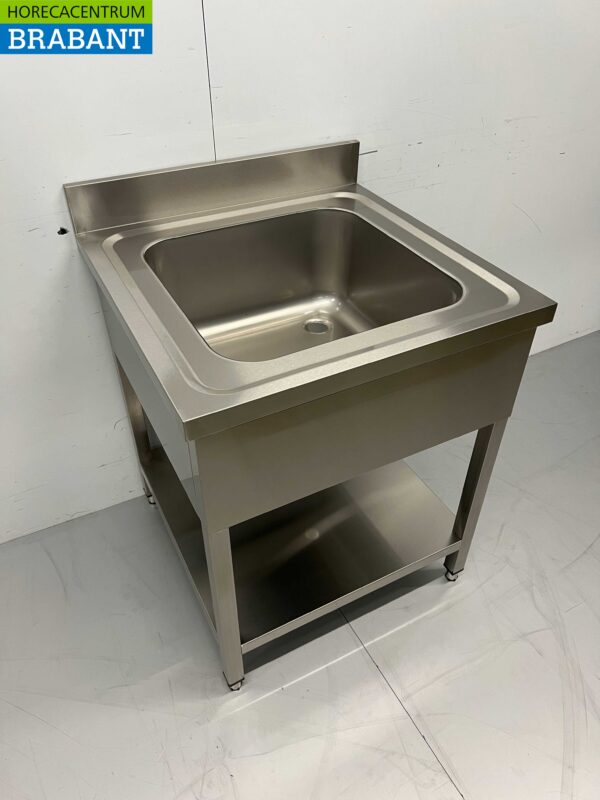 Evier en acier inoxydable 70 x 70 cm Horeca – Image 2