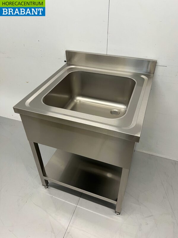 Evier en acier inoxydable 70 x 70 cm Horeca – Image 3