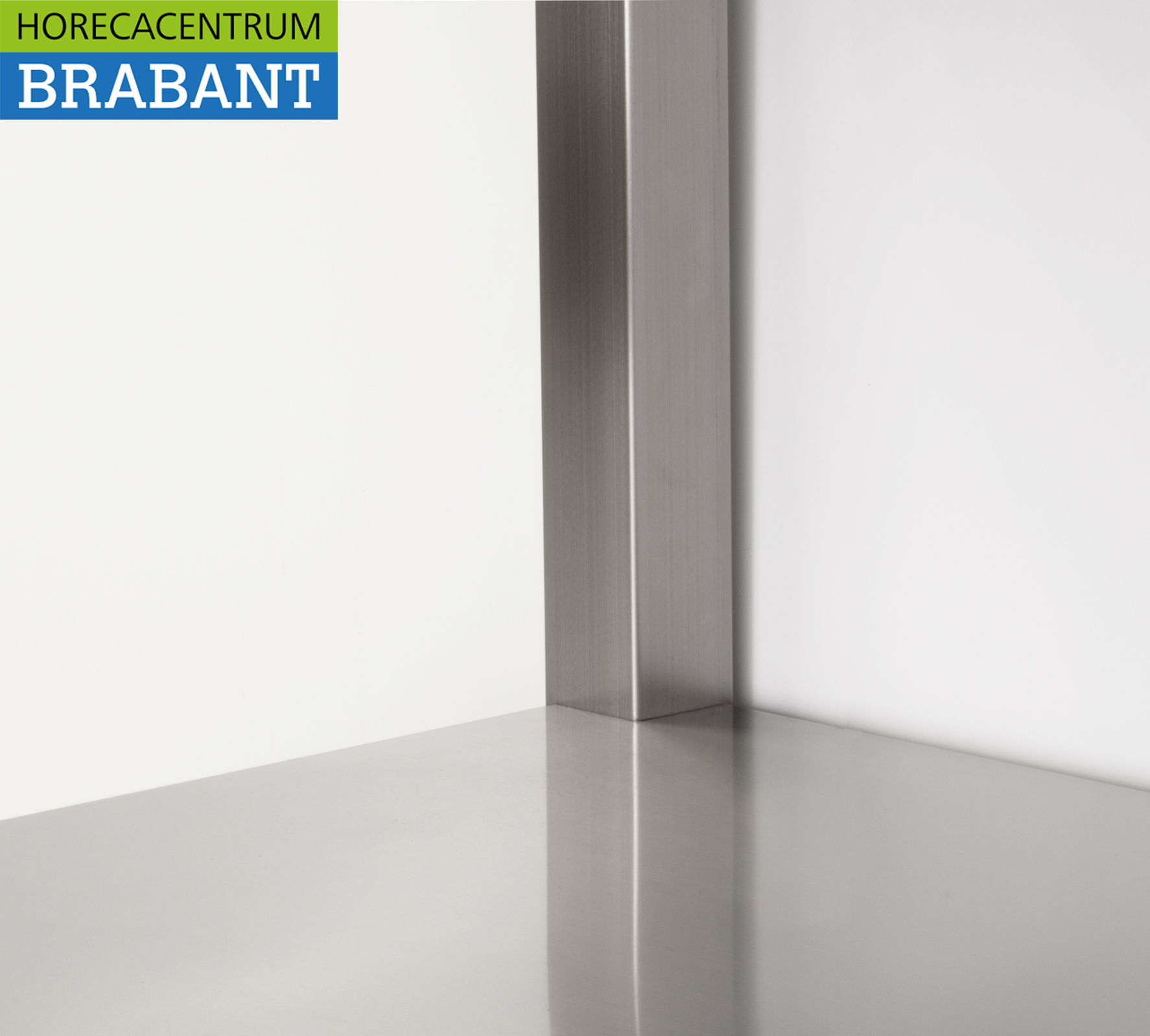 HCB Table de travail en acier inoxydable Basic-line 200 x 60 x 85 cm Restauration – Image 7