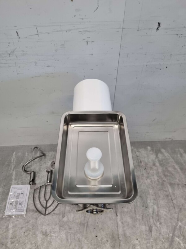 Mélangeur alimentaire en acier inoxydable Mélangeur avec hachoir 20 litres 230V Boucherie Boulangerie Traiteur – Image 6