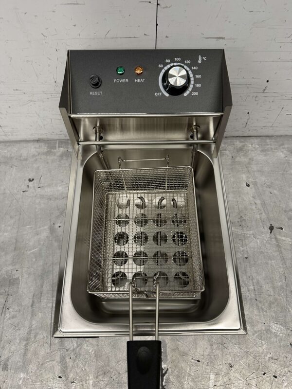 Friteuse en acier inoxydable 6 litres 230V Horeca – Image 5