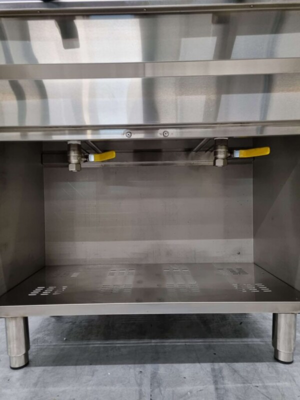 HCB Friteuse double en acier inoxydable 2 x 16 litres 400V Restauration – Image 8