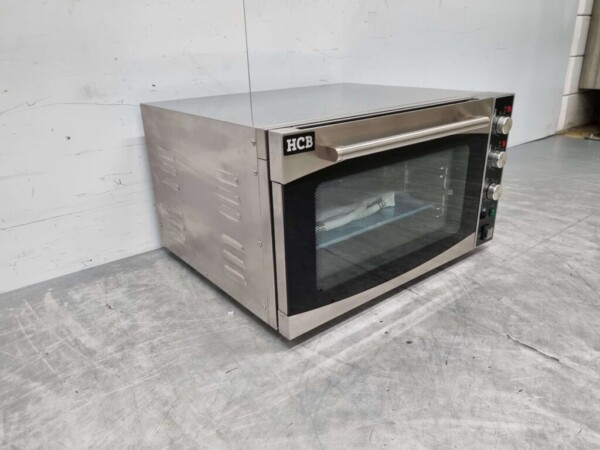 Acier inoxydable Four à convection Four à air chaud Fonction vapeur 2 x 43/32 cm 230V Horeca – Image 3