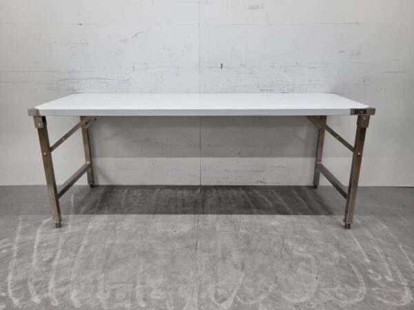 Table de travail pliante en acier inoxydable 200 x 70 x 85 cm Restauration