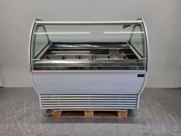 La Squadra Scoop vitrine à glace Scoop glace pour 16 bacs à glace 400V Horeca