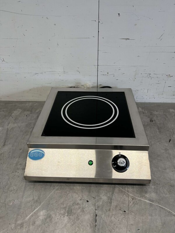 Acier inoxydable GGG Plaque de cuisson vitrocéramique 2 kW 230V Horeca