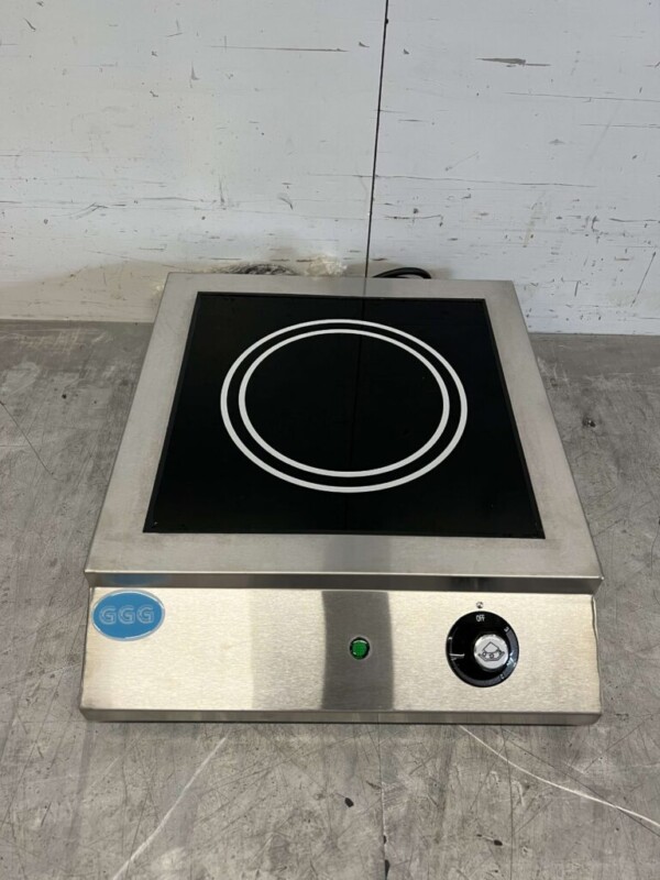 Acier inoxydable GGG Plaque de cuisson vitrocéramique 2 kW 230V Horeca – Image 2