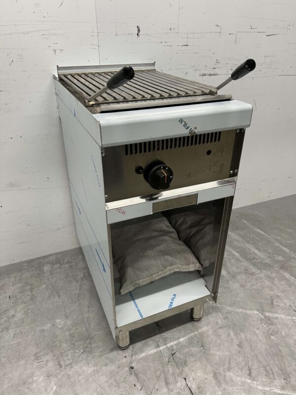 Gril en acier inoxydable Giga Lava stone grill 40 cm Gas Catering – Image 2