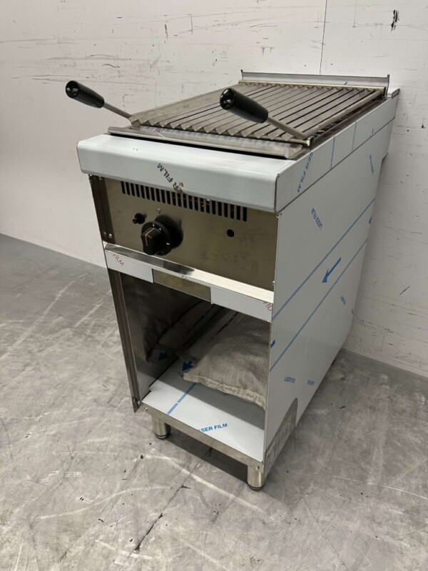 Gril en acier inoxydable Giga Lava stone grill 40 cm Gas Catering – Image 3