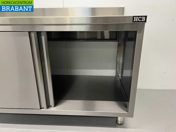 Evier inox 2 portes coulissantes Premium-line 140 cm Horeca – Image 6