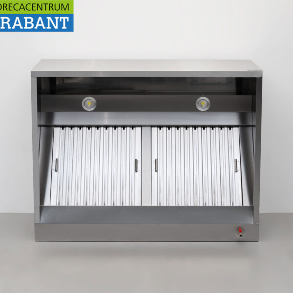 Hotte aspirante HCB en acier inoxydable avec filtres à lamelles Premium-line 120 cm Modèle de boîte Horeca