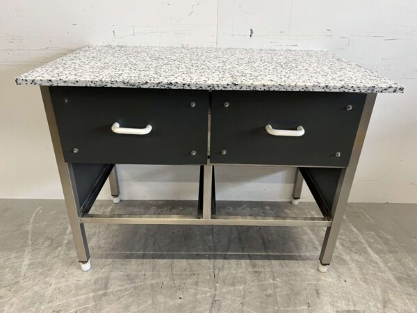 Table de découpe composite en acier inoxydable Table de travail 120 cm Restauration Boucherie