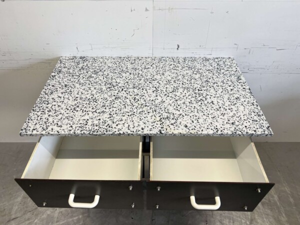 Table de découpe composite en acier inoxydable Table de travail 120 cm Restauration Boucherie – Image 5