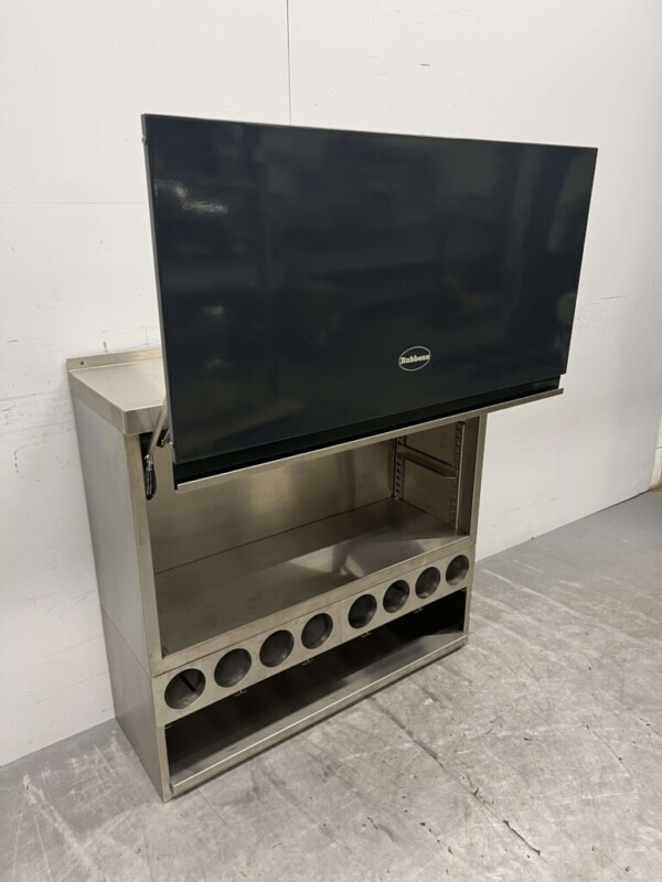 Armoire murale Rubbens en acier inoxydable Porte à abattant 100 cm Restauration – Image 6
