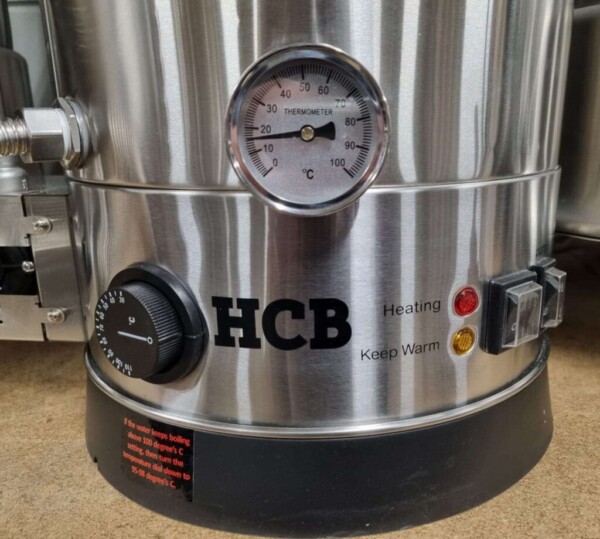 Acier inoxydable Système de brassage tout-en-un Machine à bière à double paroi 29 litres Ensemble complet 230V Horeca – Image 5