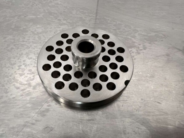Plaque en acier inoxydable pour hachoir taille 10/12 6 mm 230V Boucherie Horeca