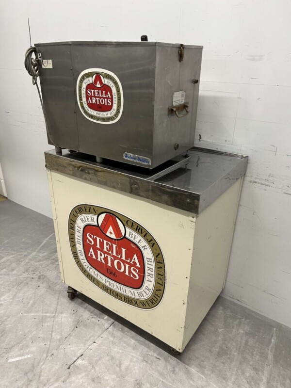 Bar mobile avec refroidisseur de bière Antoine, égouttoir et robinet 88 cm 230V Horeca – Image 2