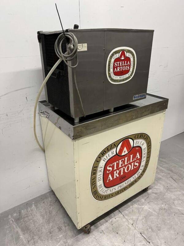 Bar mobile avec refroidisseur de bière Antoine, égouttoir et robinet 88 cm 230V Horeca – Image 3