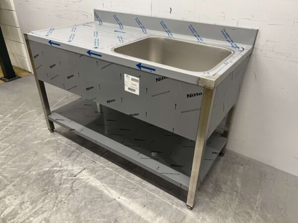 Evier en acier inoxydable Evier Modèle soudé Premium-line 140 cm Horeca – Image 2