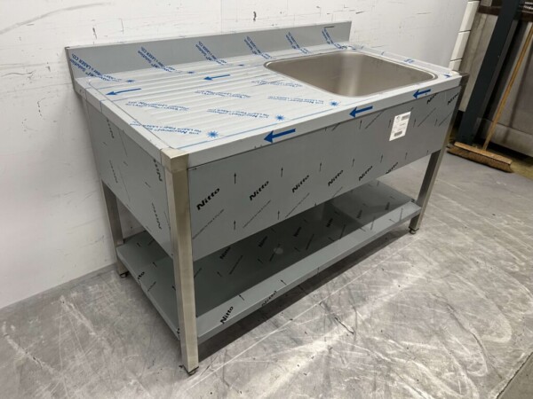 Evier en acier inoxydable Evier Modèle soudé Premium-line 140 cm Horeca – Image 3