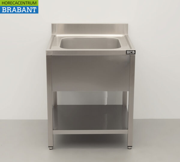 Evier en acier inoxydable Evier Premium-line 70 x 70 cm Modèle soudé Horeca