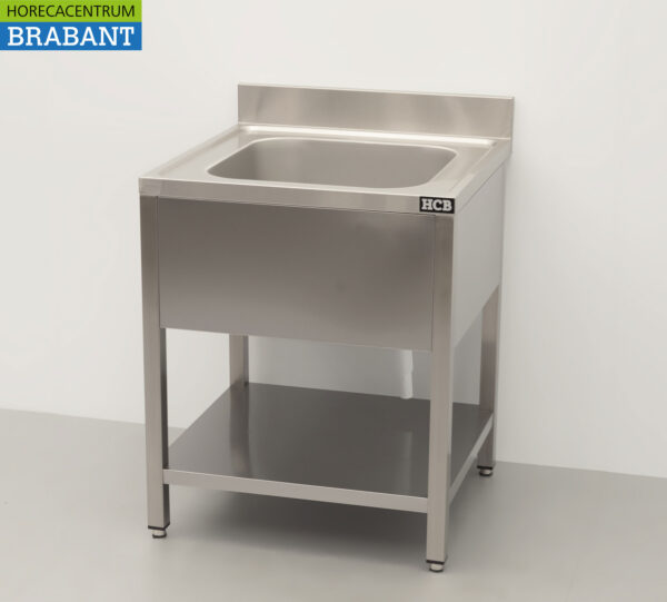 Evier en acier inoxydable Evier Premium-line 70 x 70 cm Modèle soudé Horeca – Image 2
