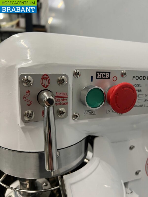 RVS HCB Planet Mixer Mixer RVS tub 10 litres 230V Boulangerie Traiteur – Image 6