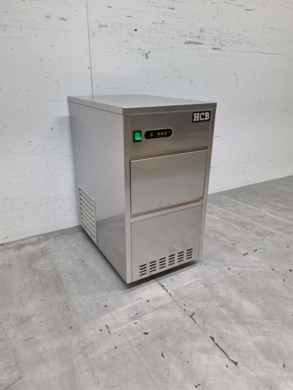 HCB machine à glaçons en acier inoxydable machine à glaçons 28 kg p/d 230V Horeca – Image 2