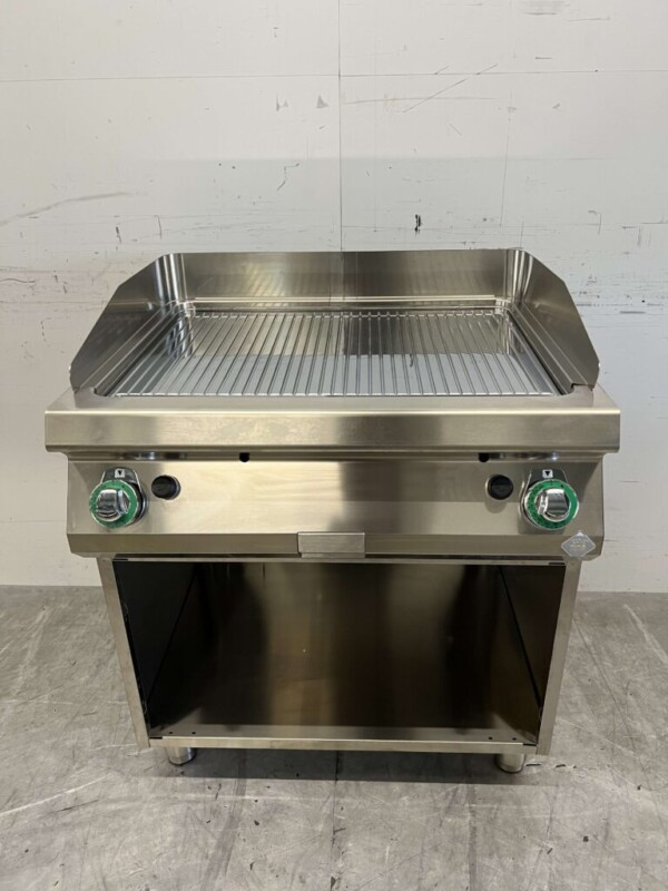 Planche à griller RM Gastro en acier inoxydable Planche à griller 80 cm GAS Horeca