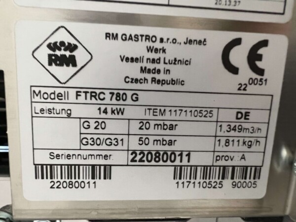 Planche à griller RM Gastro en acier inoxydable Planche à griller 80 cm GAS Horeca – Image 6