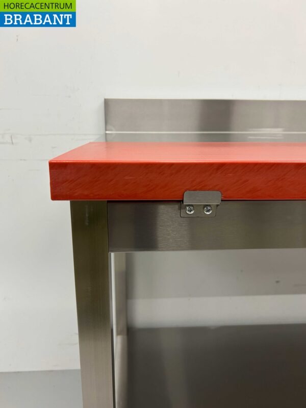 Acier inoxydable HCB Polyéthylène PE Table à découper Table de travail 180 cm Restauration Boucherie – Image 4
