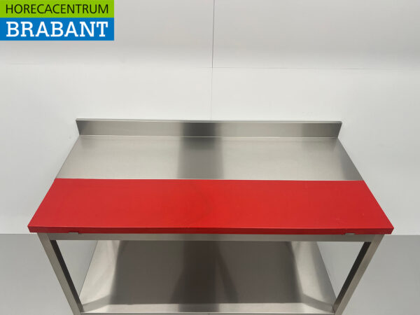 Table de découpe en acier inoxydable Polyéthylène PE Table de travail 150 cm Restauration Boucherie – Image 4