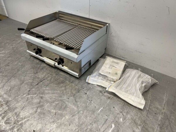 Gril en acier inoxydable Giga Lava stone grill 80 cm Gas Catering – Image 3