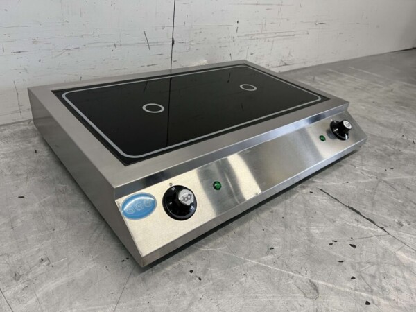 Acier inoxydable GGG Plaque de cuisson double en céramique 230V Horeca – Image 3