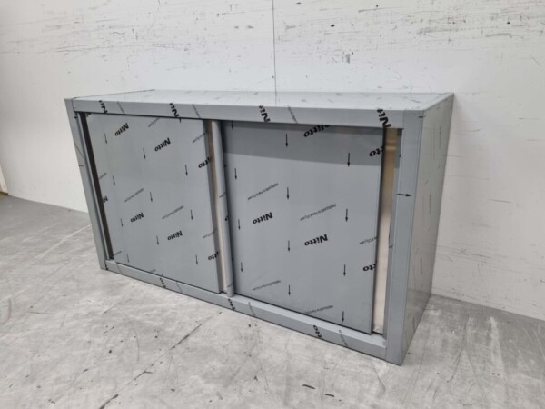 Armoire murale en acier inoxydable Premium-line 2 portes coulissantes 120 cm Catering – Image 2