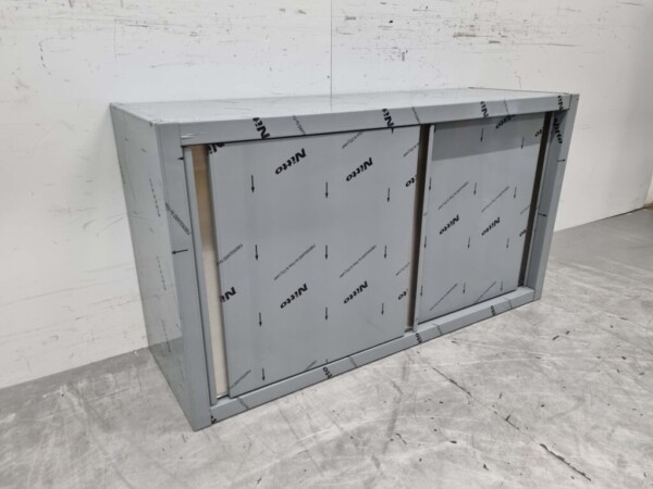 Armoire murale en acier inoxydable Premium-line 2 portes coulissantes 120 cm Catering – Image 3