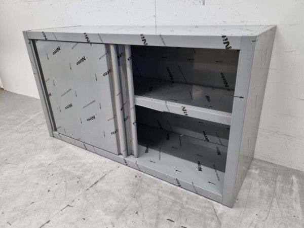 Armoire murale en acier inoxydable Premium-line 2 portes coulissantes 120 cm Catering – Image 4