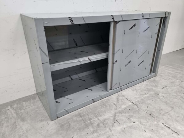 Armoire murale en acier inoxydable Premium-line 2 portes coulissantes 120 cm Catering – Image 5