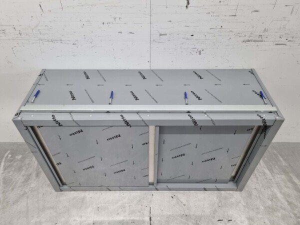 Armoire murale en acier inoxydable Premium-line 2 portes coulissantes 120 cm Catering – Image 6