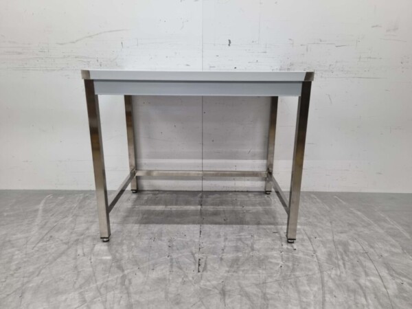 Table de travail en acier inoxydable Basic-line 100 x 70 x 85 cm Restauration – Image 4