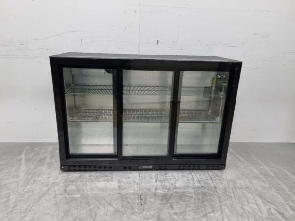 Backbar Bar Cooler Portes coulissantes en verre 337 litres 135 cm 230V Horeca